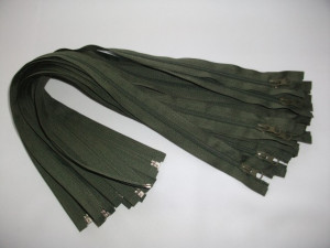 Fermoare detasabile #5 nylon 50,55,60,90 kaki cod327 / 10 buc