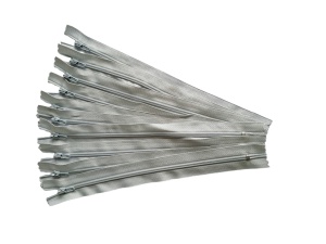 Fermoare fusta #3 - 20 cm gri deschis cod314