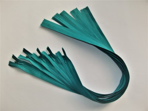 Fermoare ascunse 50 cm verde turqoise, cod275