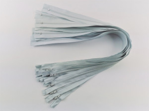 Fermoare lenjerie #3 - 50 cm gri albastrui cod314