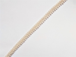 Galon poliester 10mm, cod3, ivoir