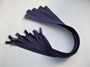 Fermoare ascunse 50 cm indigo inchis, cod194