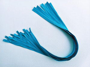 Fermoare invizibile 50 cm albastru turcoaz, cod 227