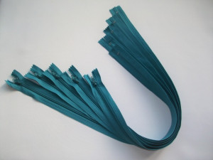 Fermoare lenjerie #3 - 50 cm turqoise cod210