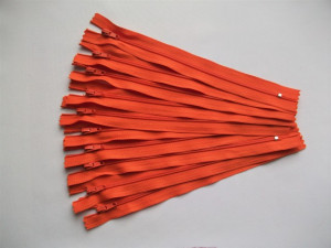 Fermoare fusta #3 - 20 cm portocaliu cod006