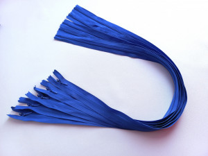 Fermoare invizibile 60 cm albastru, cod340
