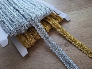 *Galon poliester cod1 - Lurex, 15mm/10m