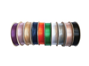 *Set B panglici satinate ambele fete 20 mm - 10buc (mov, lila, bej, bleumarin, portocaliu, verde, alb, gri, roz prafuit, negru))