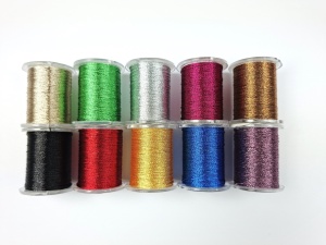 Ata metalica broderie - set 10 culori