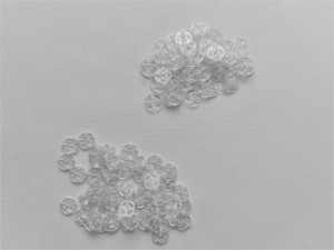 Capse imbracaminte plastic transparente 10mm - 50 perechi - Img 2