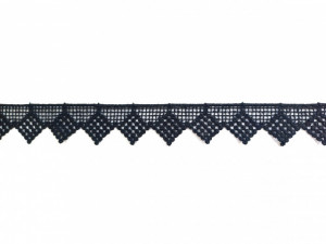 *Dantela poliester 3 cm neagra, cod61120 - Img 2