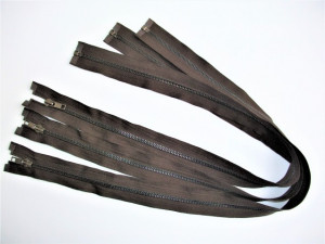 Fermoare detasabile #5 metal maro 50, 60, 90 cm