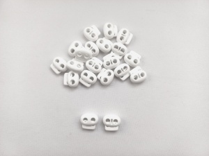Opritori plastic snur dublu - 20buc, albi si negri - Img 2