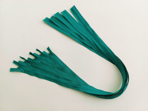 Fermoare ascunse 60 cm verde turcoaz, cod 275