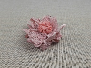FLORI DIN DANTELA Ø65MM, 5buc., roz prafuit