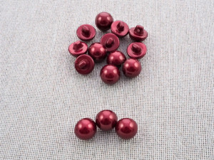 Nasturi perla M16 - visiniu, cod178