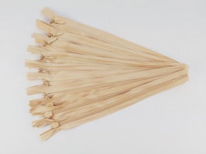 Fermoare ascunse 20 cm crem - cod 892