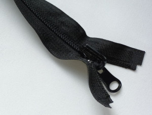 Fermoare detasabile reversibile #5 nylon 70,80,90cm negre / 10 buc - Img 2