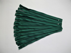 Fermoare fusta #3 - 20 cm verde inchis cod272