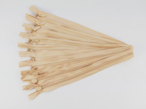 Fermoare invizibile 20 cm crem - cod 892