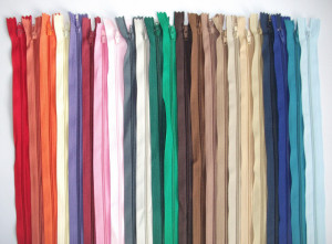 Fermoare lenjerie #3 - 50 cm , 200 buc - 10 buc x 20culori