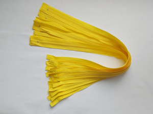 Fermoare lenjerie #3 - 50 cm galben aprins cod110