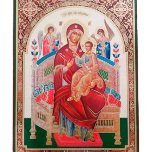 Icoana Maicii Domnului pe Tronul Ceresc