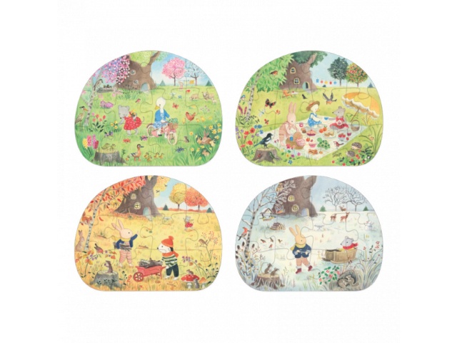 4 puzzle-uri anotimpuri, Moulin Roty - 1 | YEO