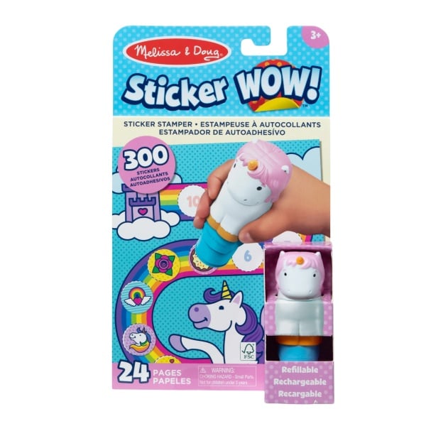 Activitati cu autocolante Sticker WOW Unicorn