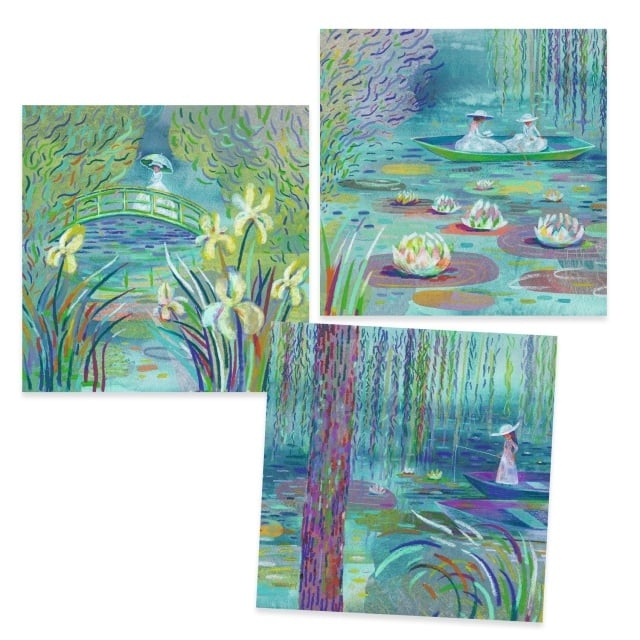 Atelier creativ Lacul cu nuferi Inspired by Monet, Djeco - 1 | YEO