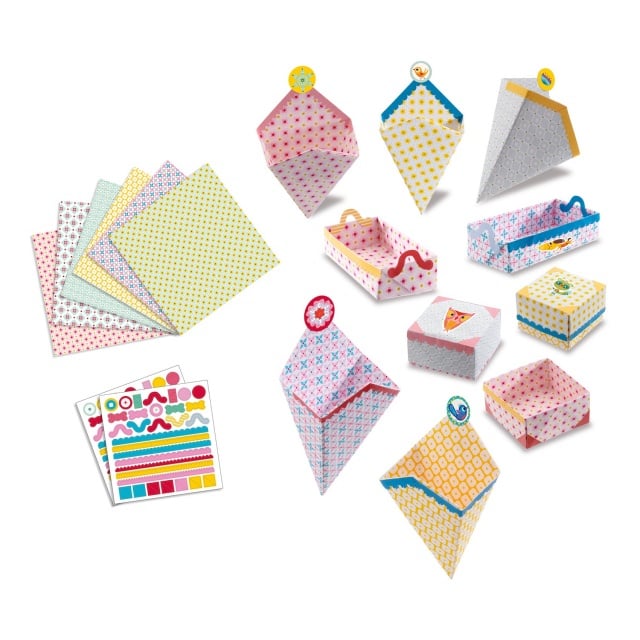 Joc creativ origami Confectionat cutii, Djeco - 1 | YEO