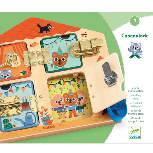 Joc educativ Cabanalock, Djeco - 1 | YEO