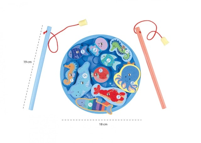 Joc magnetic de pescuit, Orange Tree Toys - 1 | YEO