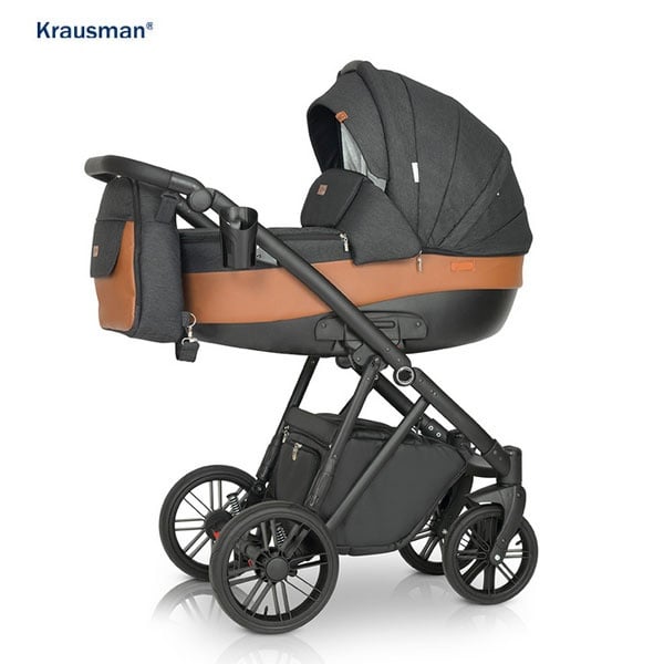 Krausman - Carucior 3 in 1 LEXXO Black Caramel