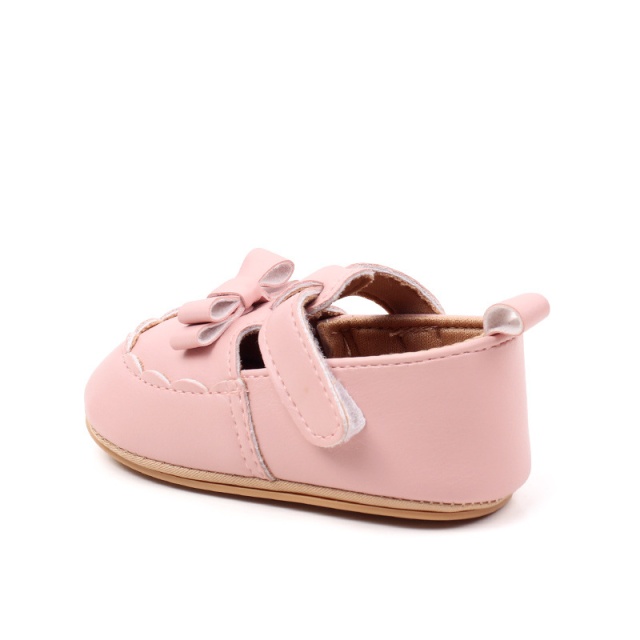 Pantofiori roz cu funda si model - 2 | YEO