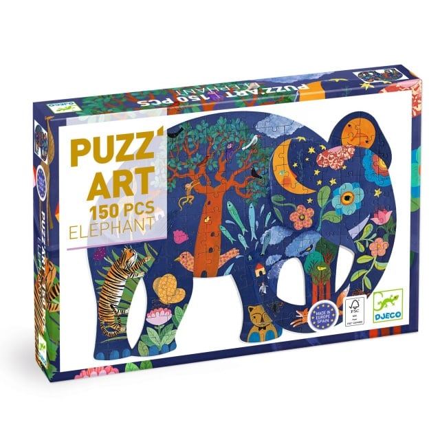 Puzzle Puzz\'Art Elefant, Djeco