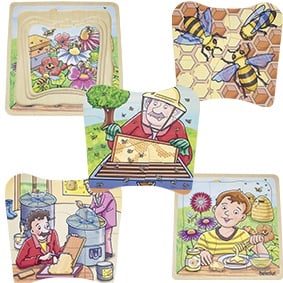 Puzzle Stratificat Mierea De Albine