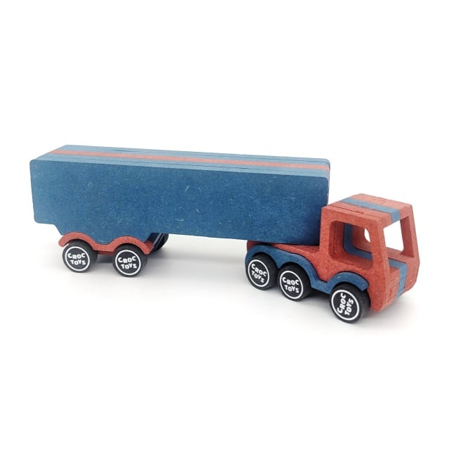 Set de constructie vehicul Tir transport marfa Remy, Croc toys