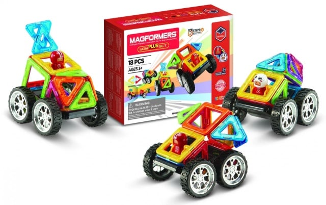 Set magnetic de construit- Magformers Wow Plus, 18 piese - 3 | YEO