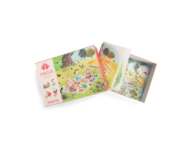 4 puzzle-uri anotimpuri, Moulin Roty - 2 | YEO