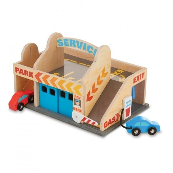 Benzinarie cu garaj Melissa and Doug - 1 | YEO