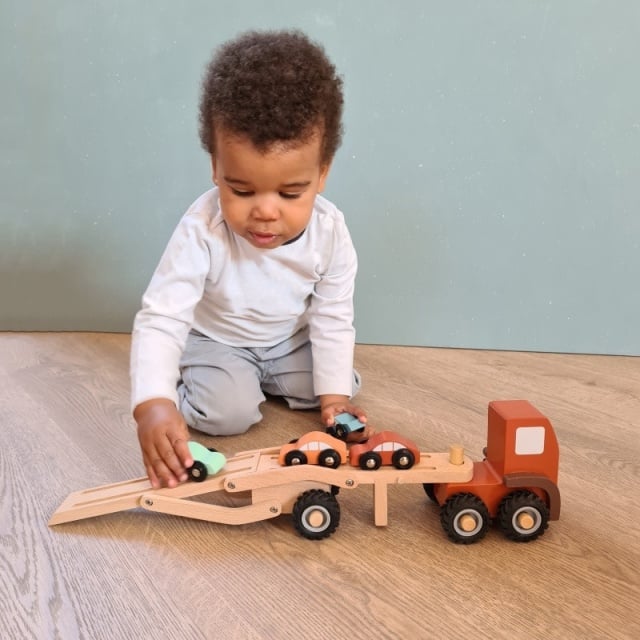 Camion cu masini culori pastel, Egmont Toys - 2 | YEO