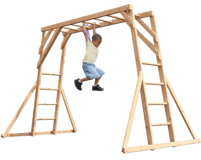 Catarator monkey Bars Climbing Frame Dunster House