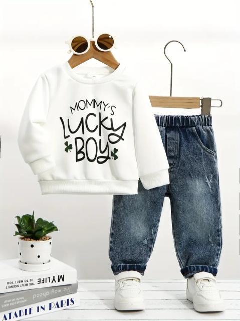 Costumas pentru bebelusi - Mommy\'s lucky boy