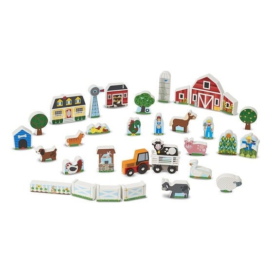 Figurine din lemn Ferma Melissa and Doug - 1 | YEO