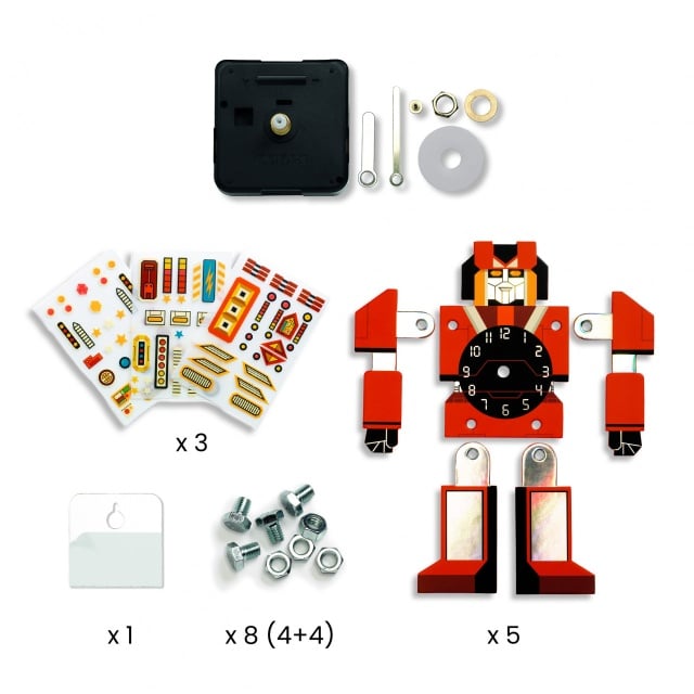 Joc creativ DIY Ceasul robot, Djeco - 2 | YEO