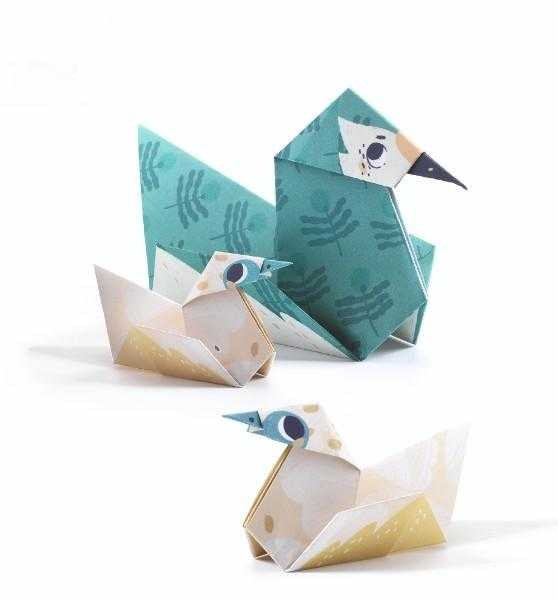 Joc creativ origami Familii de animale, Djeco - 1 | YEO