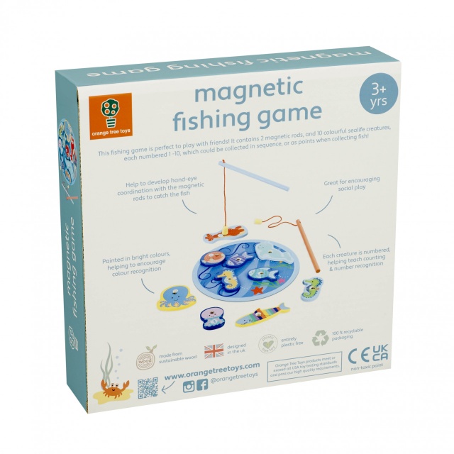 Joc magnetic de pescuit, Orange Tree Toys - 2 | YEO