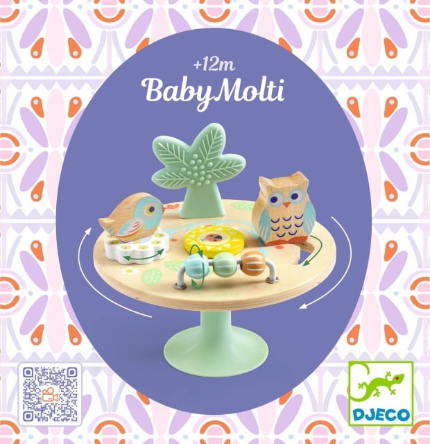 Jucarie bebe Mini centru de activitati BabyMolti, Djeco - 1 | YEO