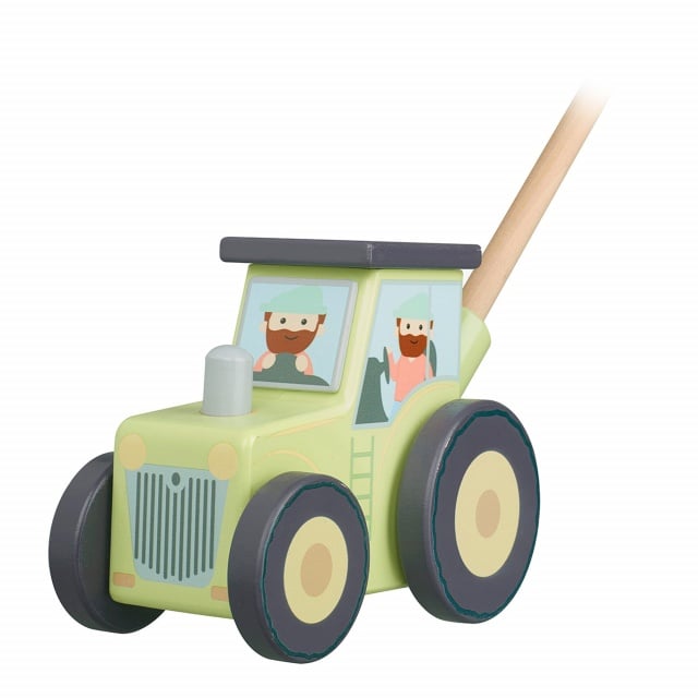 Jucarie de impins tractor, Orange Tree Toys - 3 | YEO